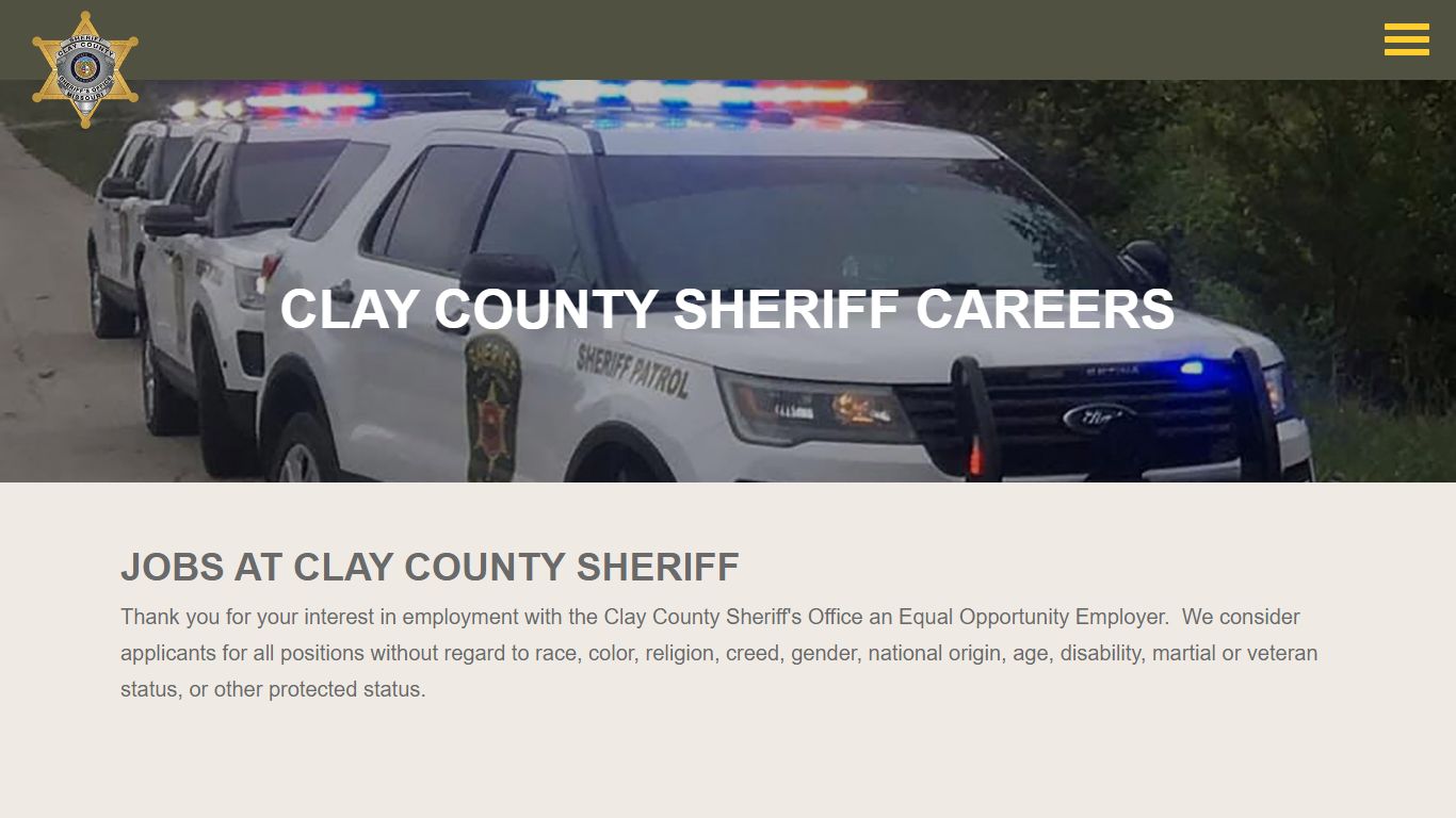 Careers | Clay County MO Sheriff's Office